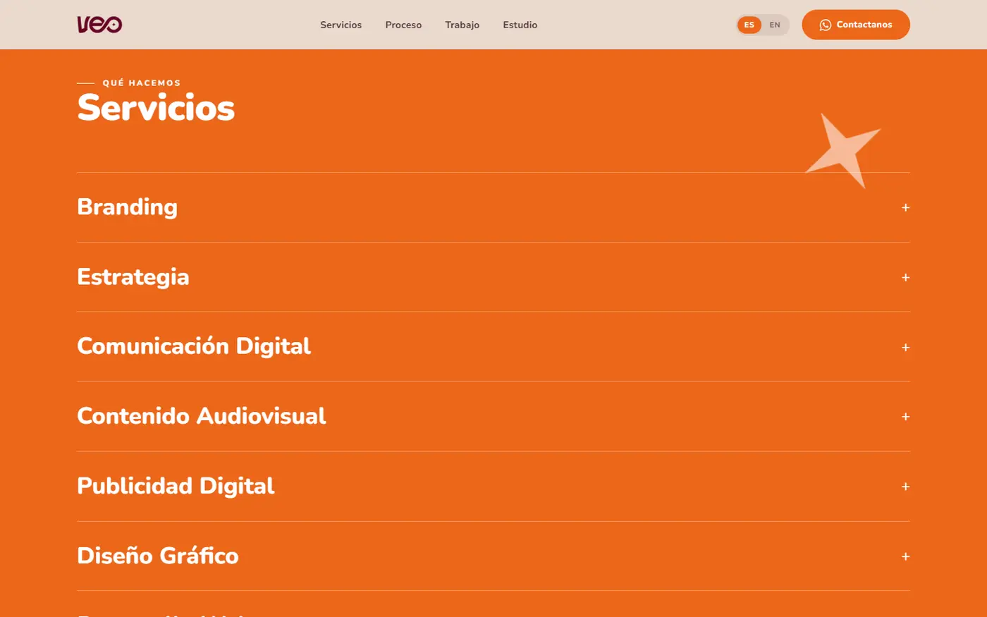 Los ocho servicios, que se abren de a uno